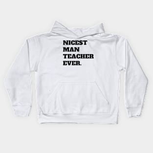 Nicest Mean Teacher Ever T-Shirt Womens Casual Short Sleeve Crew Neck Shirts Letter Graphic Tops Funny Teacher Gifts Kids Hoodie